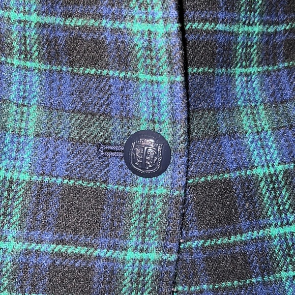 Talbots window pane wool blazer - Picture 2 of 4